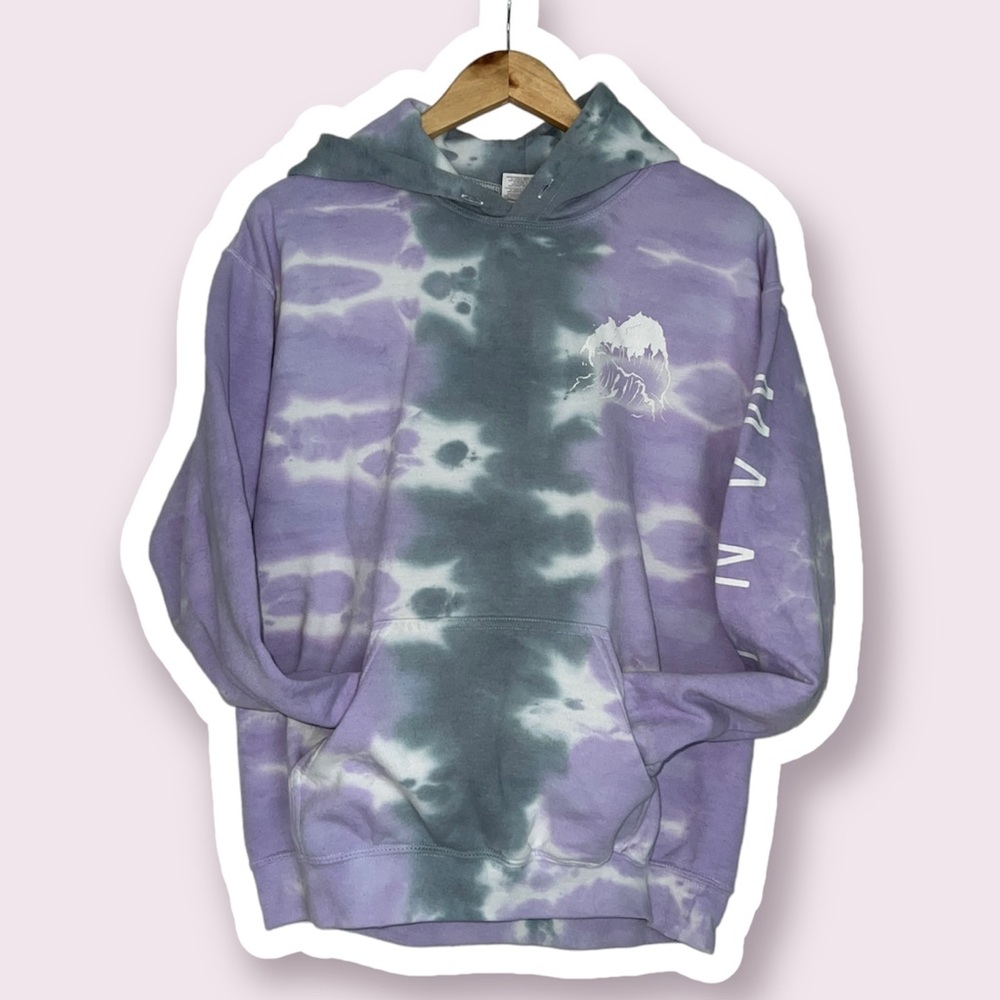 **SOLD** Fall Out Boy (Unisex M) MANIA Lilac/Grey Hoodie